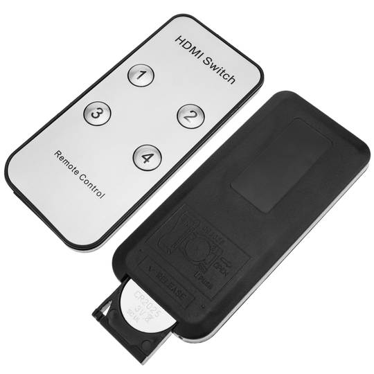 HDMI 4K selector with 4 input ports and 1 output port