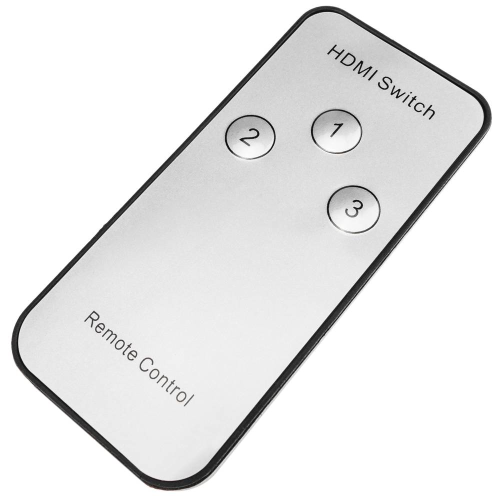 HDMI selector with remote control (3 IN to 1 OUT)
