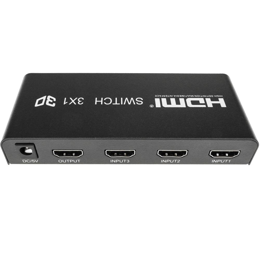 HDMI selector with remote control (3 IN to 1 OUT)