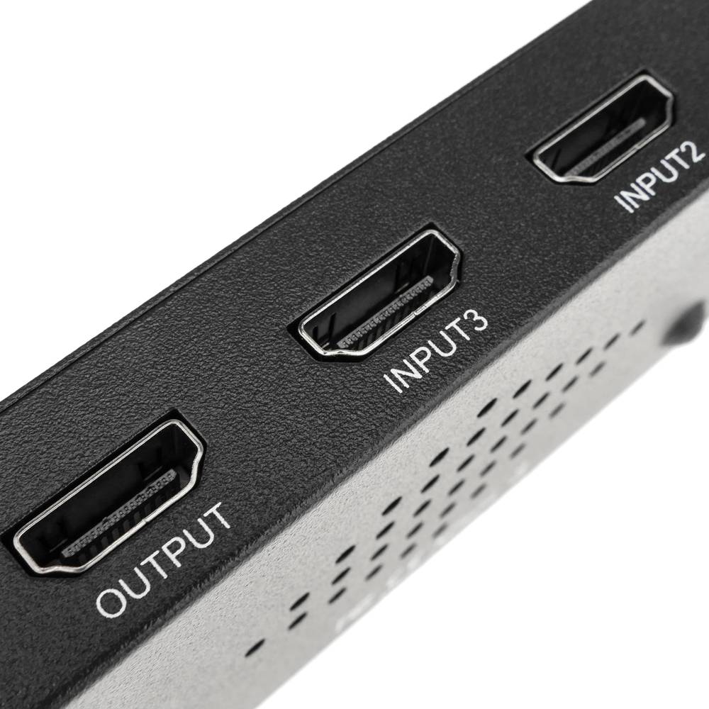 HDMI selector with remote control (3 IN to 1 OUT)
