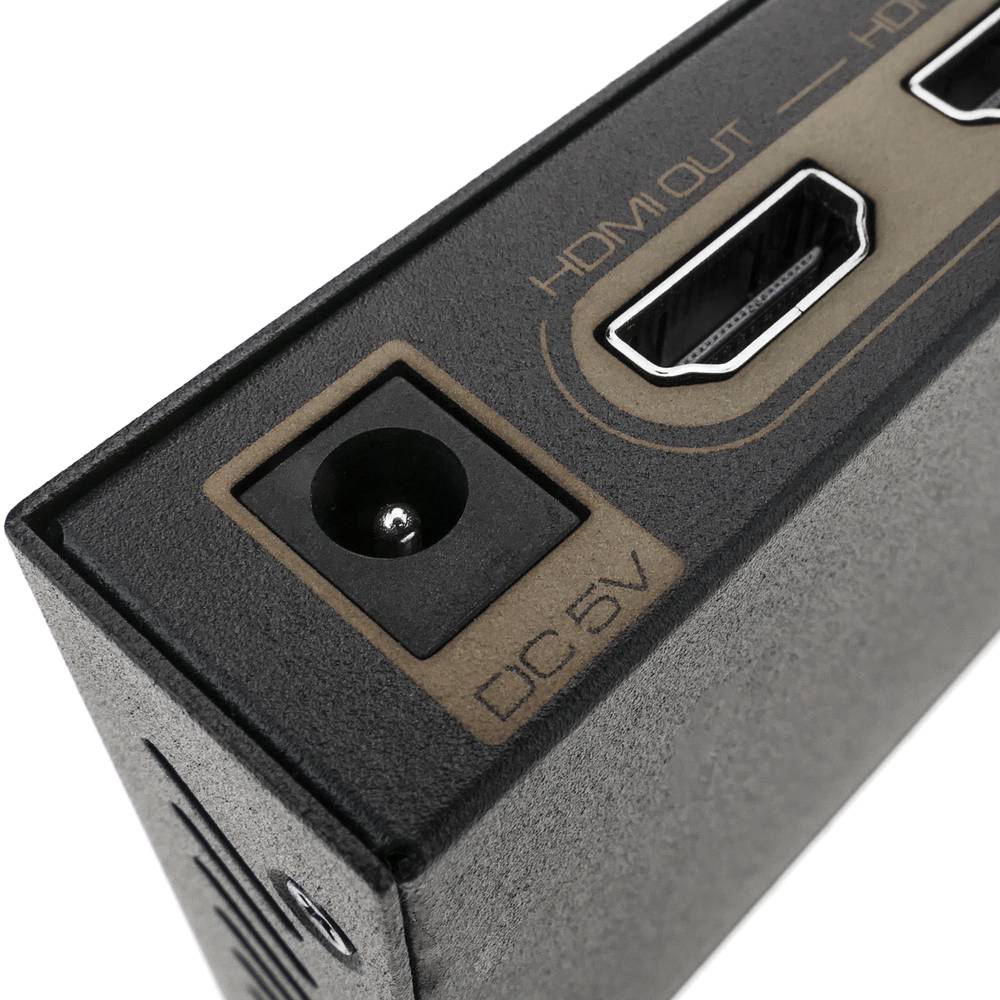 HDMI-Switch mit Fernbedienung 5 Eingänge und 1 Ausgang 4K