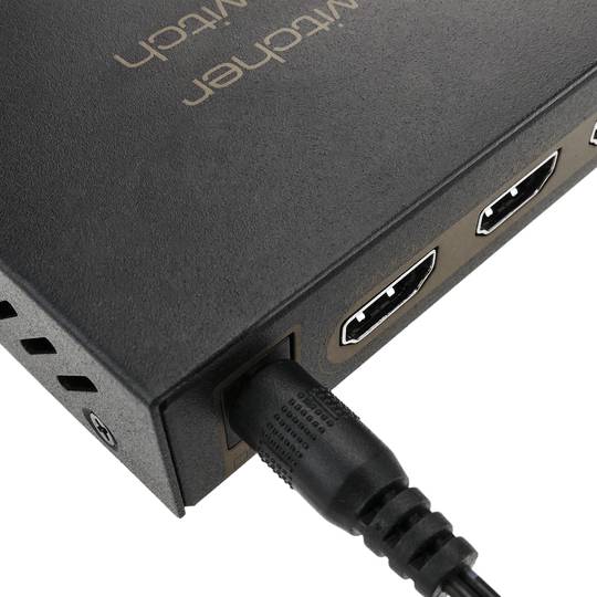HDMI-Switch mit Fernbedienung 5 Eingänge und 1 Ausgang 4K