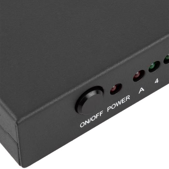 Selektor matrycy HDMI z 4 wejściowym wyjściem audio 2