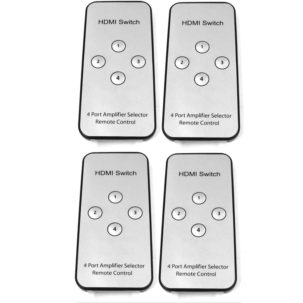 Selektor matrycy HDMI z 4 wejściami i 4 wyjściami audio dla kat. 5e i szafy 19