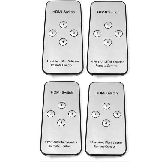 Selektor matrycy HDMI z 4 wejściami i 4 wyjściami audio dla kat. 5e i szafy 19