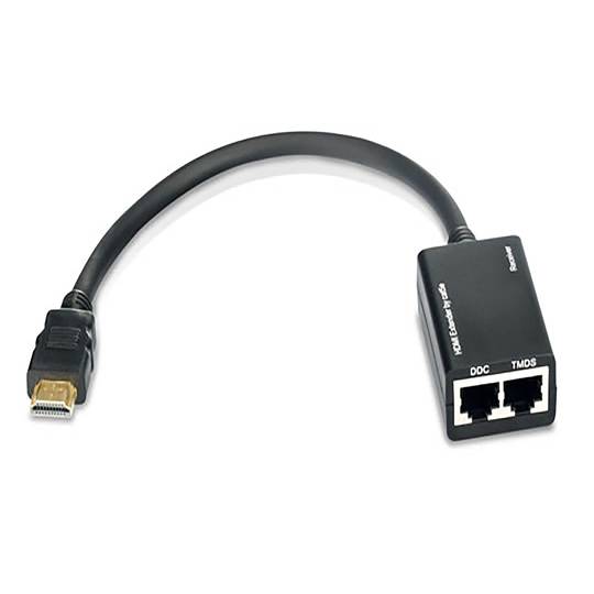 Extensor HDMI per cable UTP (30m a 1080p 2xUTP amb cable)