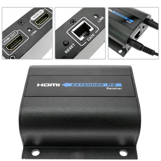 HDMI-extender met UTP-kabel 50m tot 1080p 1xUTP met infrarood