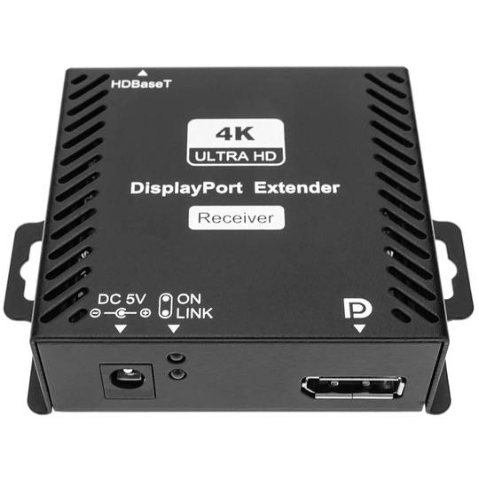 Extensor de vídeo DisplayPort 4K UltraHD 1080p através do cabo de rede Cat.5e 70m