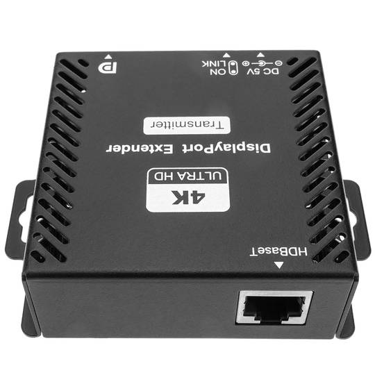 Extensor de vídeo DisplayPort 4K UltraHD 1080p através do cabo de rede Cat.5e 70m