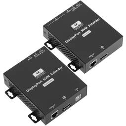 Video Extender DisplayPort 4 K Ultra HD 1080p über Netzwerkkabel Cat.5e 150m USB RS232