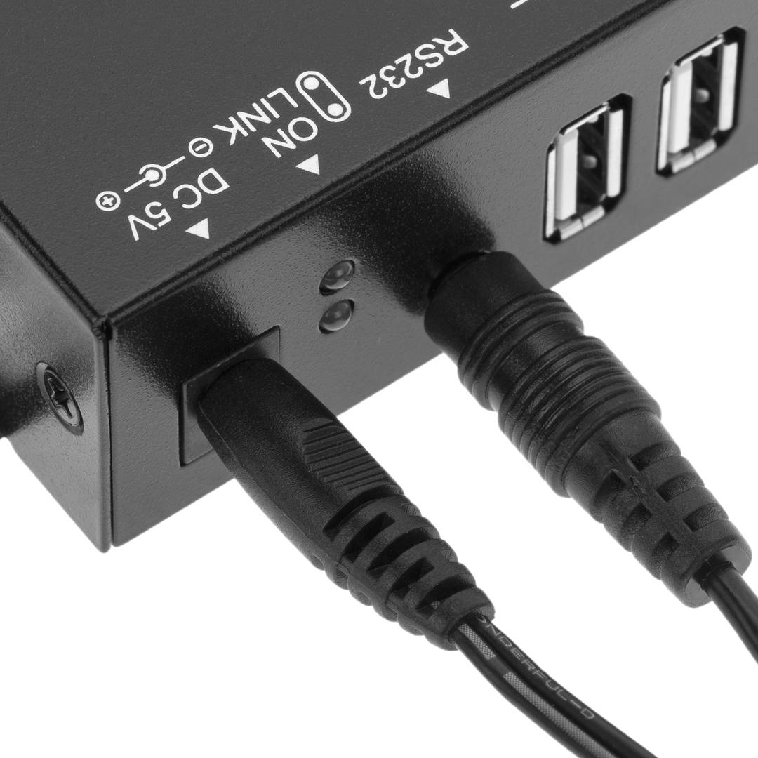 Extension vidéo DisplayPort 4K UltraHD 1080p à travers un câble réseau Cat.5e 150m USB RS232