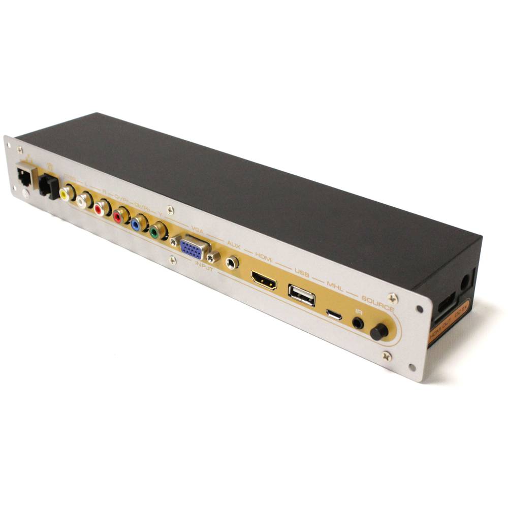 MHL VGA HDMI YPbPr AV USB LAN TEL konwerter multimedialny do pokoju hotelowego