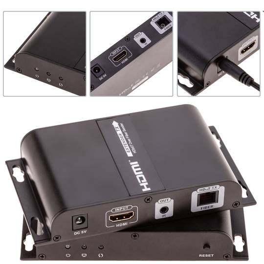 Extensor HDMI por fibra óptica monomodo LC simplex 20Km