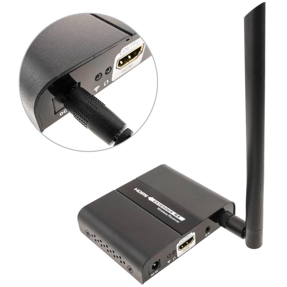Draadloze ontvanger HDMI 5.8 GHz 50m FullHD HDTV 1080p