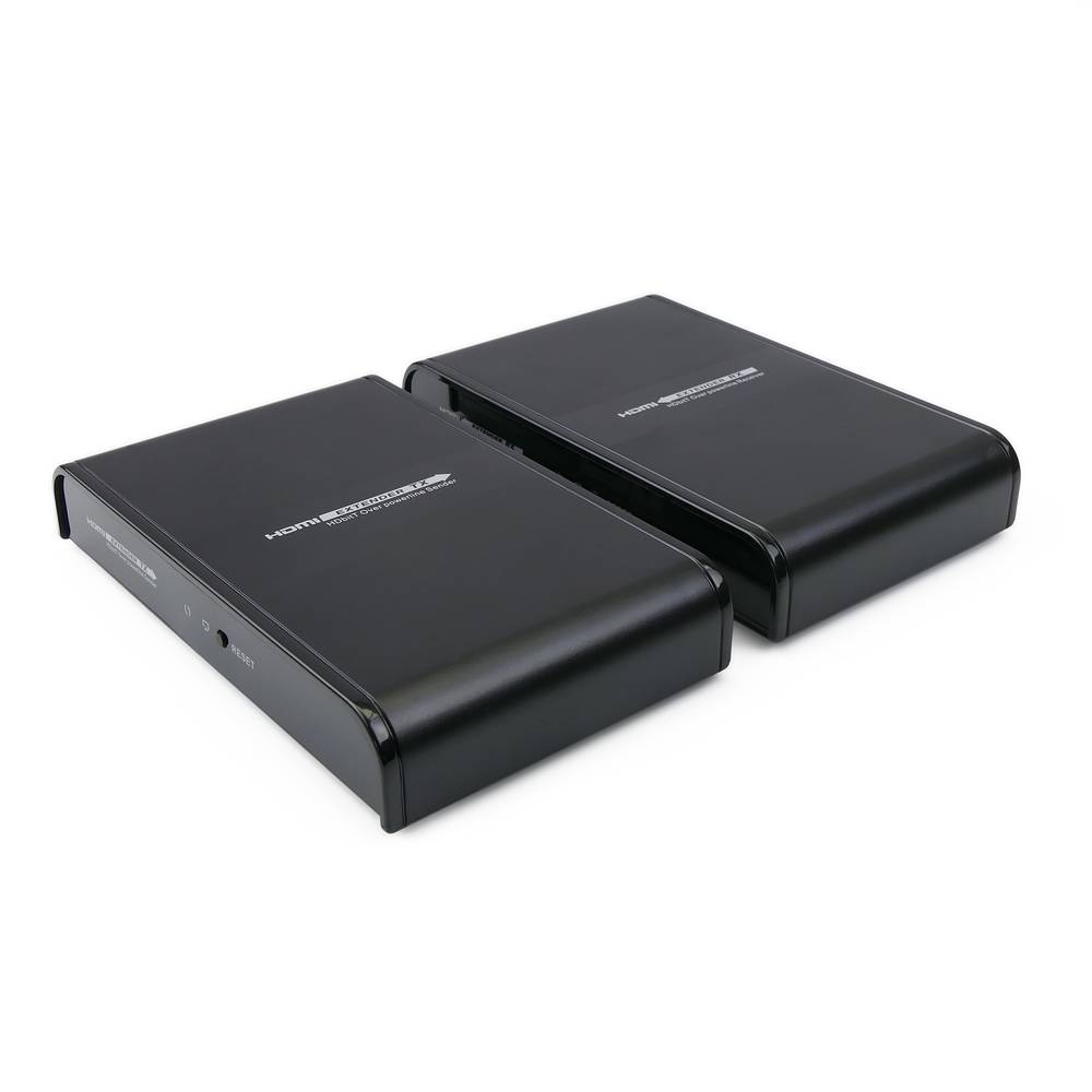 Transmisor HDMI HDbitT a través de red eléctrica PowerLine 300m con IR