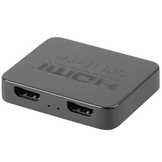 HDMI auf 2xHDMI 1.4b 4K Videosignalvervielfacher und Lanberg Micro USB Stromanschluss