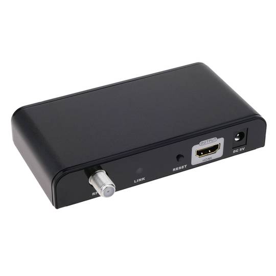 Wielokrotna transmisja HDMI kablem koncentrycznym CATV DVB-T Rx