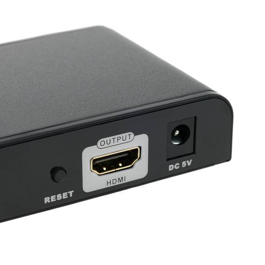 Wielokrotna transmisja HDMI kablem koncentrycznym CATV DVB-T Rx
