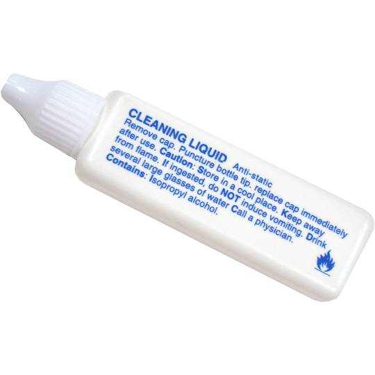 Fluido de limpeza para fibra ótica