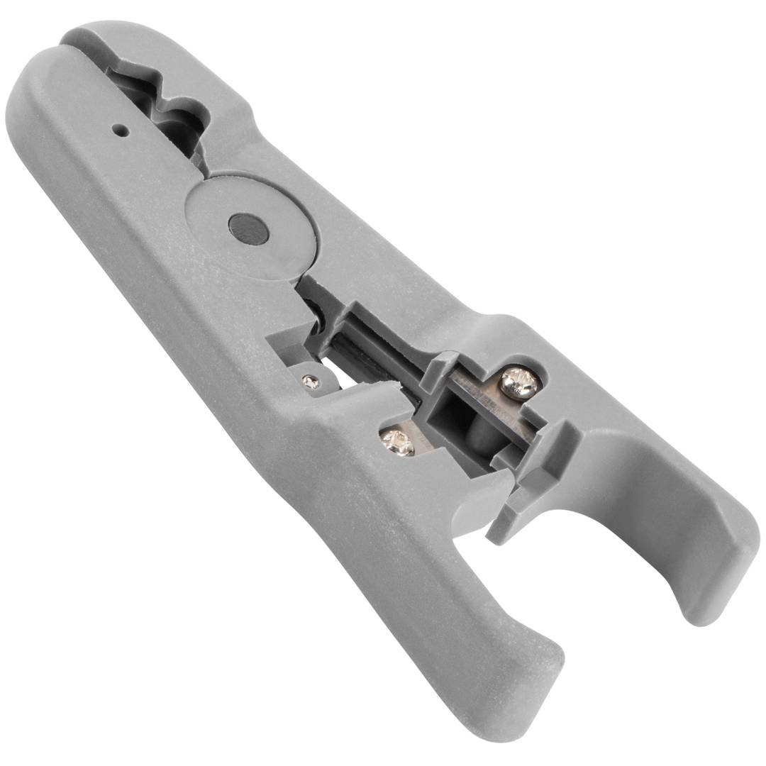 Pince à dénuder universelle multifonctionnelle Lanberg pour les câbles Ethernet, coaxiaux, téléphoniques et LAN.