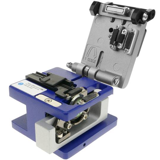 Boîtier en aluminium avec un kit d'outils en fibre optique