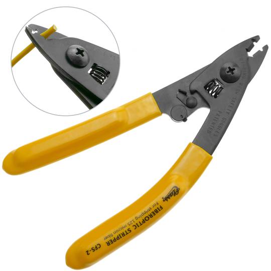 Boîtier en aluminium avec un kit d'outils en fibre optique