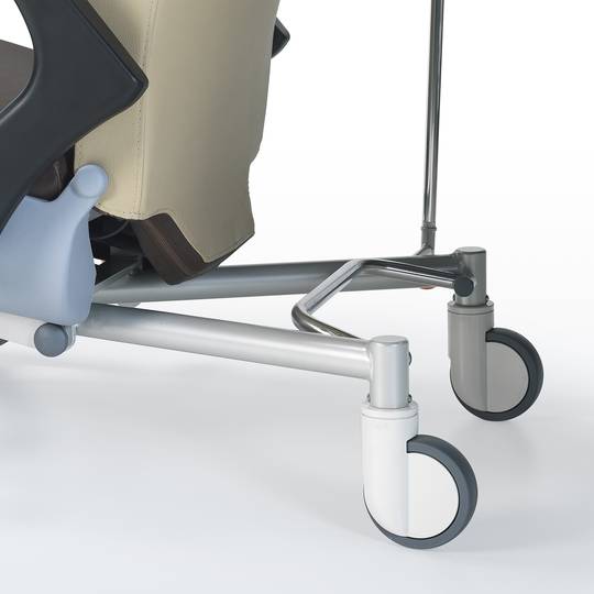 Carrozzina Nitrocare NTSX8 regolabile idraulicamente per l'assistenza ospedaliera e i trasferimenti dei pazienti