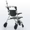 Silla de ruedas Nitrocare NTSX5 de acero inoxidable para asistencia hospitalaria y traslado de pacientes