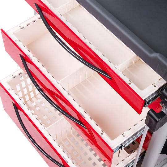 Carro de parada cardiovascular Nitrocare NTHM-112 para emergencias médicas cardiovasculares