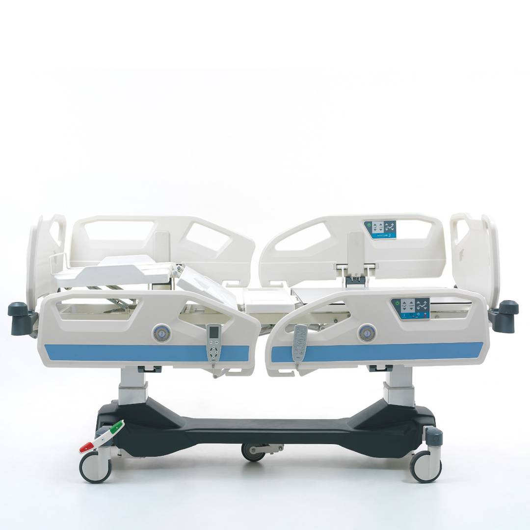Nitrocare HB 8150 Barella ospedaliera per terapia intensiva a cinque motori con meccanismo di sollevamento laterale e bilancia