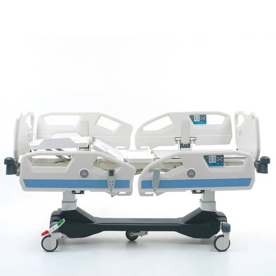 Nitrocare HB 8150 Barella ospedaliera per terapia intensiva a cinque motori con meccanismo di sollevamento laterale e bilancia