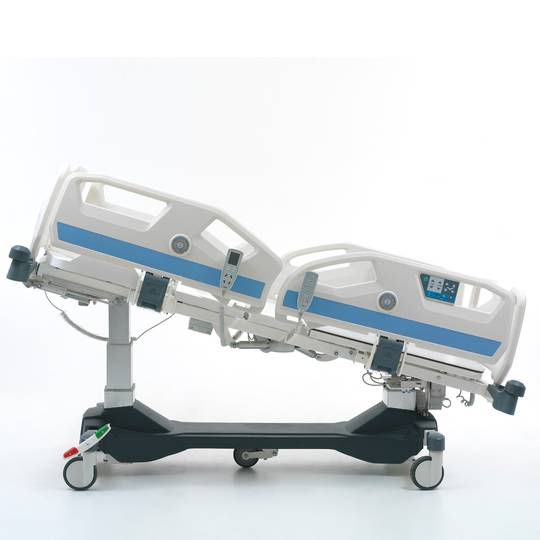 Nitrocare HB 8150 Barella ospedaliera per terapia intensiva a cinque motori con meccanismo di sollevamento laterale e bilancia