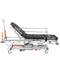 Brancard d'urgence mobile multifonctionnel Nitrocare SD01 avec réglage hydraulique pour les soins d'urgence et hospitaliers