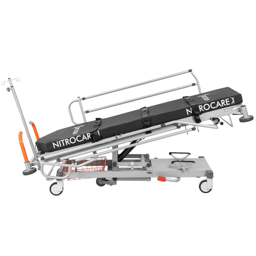 Brancard d'urgence mobile multifonctionnel Nitrocare SD01 avec réglage hydraulique pour les soins d'urgence et hospitaliers