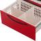 Nitrocare NTHM-115 medication and treatment trolley for distribution of medication to patients, colour red