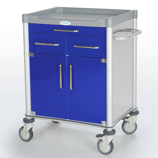 Carro de anestesia Nitrocare NTHM-114 para administración y control de medicinas y herramientas anestésicas