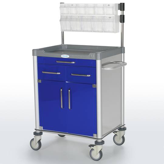 Carro de anestesia Nitrocare NTHM-114 para administración y control de medicinas y herramientas anestésicas