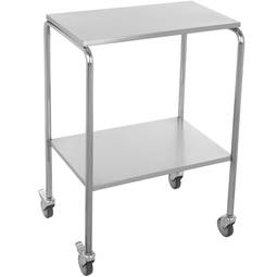 Mesa auxiliar para instrumental quirúrgico en acero inoxidable 60 x 40 x 85