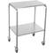 Tavolo ausiliario per ferri chirurgici in acciaio inox 60 x 40 x 85