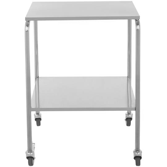 Tavolo ausiliario per ferri chirurgici in acciaio inox 60 x 40 x 85
