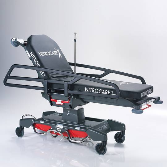 Nitrocare NTQ7 multifunctional mobile emergency stretcher with hydraulic column adjustment for hospital care