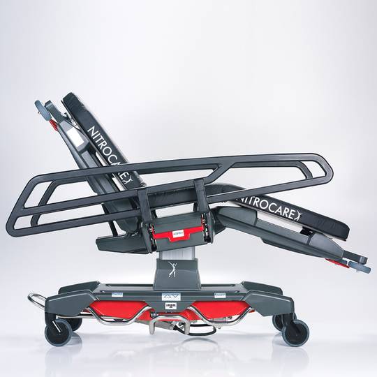 Nitrocare NTQ7 multifunctional mobile emergency stretcher with hydraulic column adjustment for hospital care