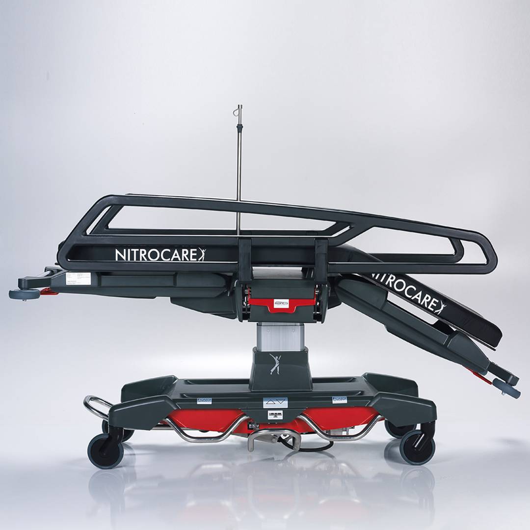 Nitrocare NTQ7 multifunctional mobile emergency stretcher with hydraulic column adjustment for hospital care