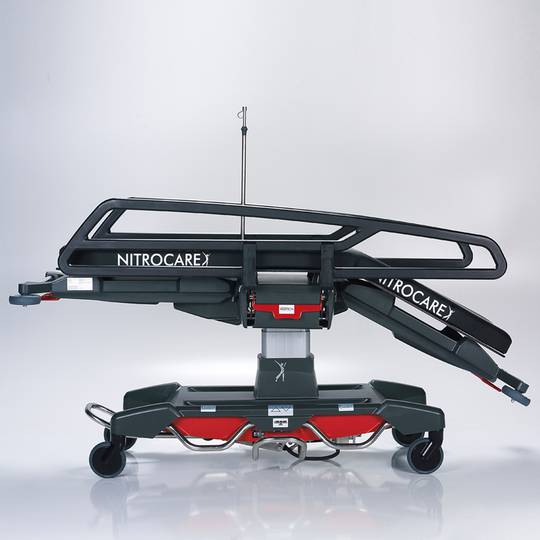 Nitrocare NTQ7 multifunctional mobile emergency stretcher with hydraulic column adjustment for hospital care