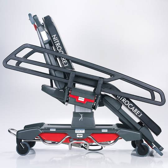Nitrocare NTQ7 multifunctional mobile emergency stretcher with hydraulic column adjustment for hospital care