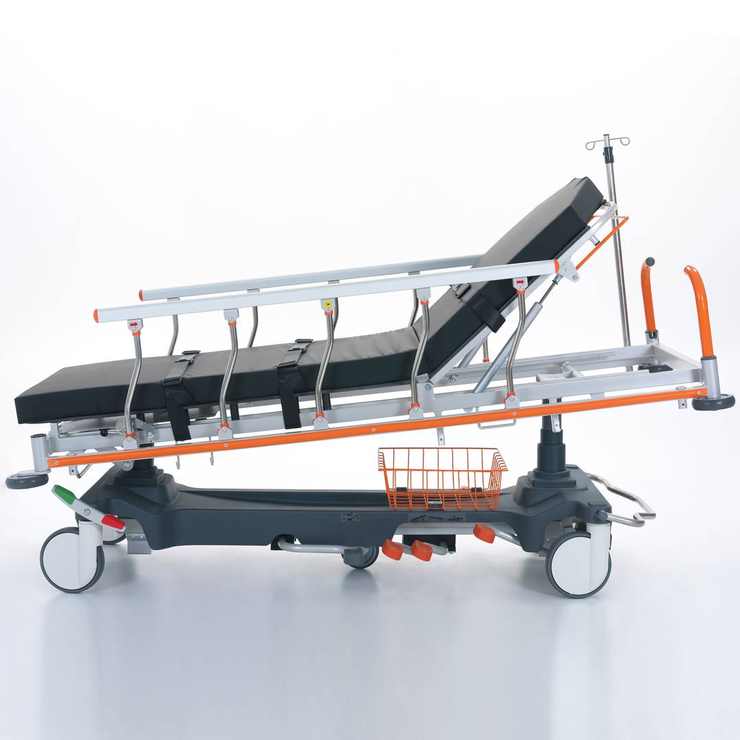 Nitrocare SD13 wielofunkcyjne mobilne nosze ratunkowe z regulacją hydrauliczną do opieki bariatrycznej