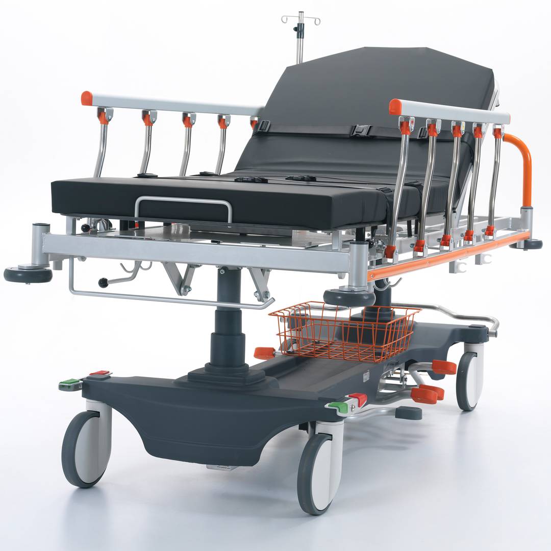 Nitrocare SD13 wielofunkcyjne mobilne nosze ratunkowe z regulacją hydrauliczną do opieki bariatrycznej