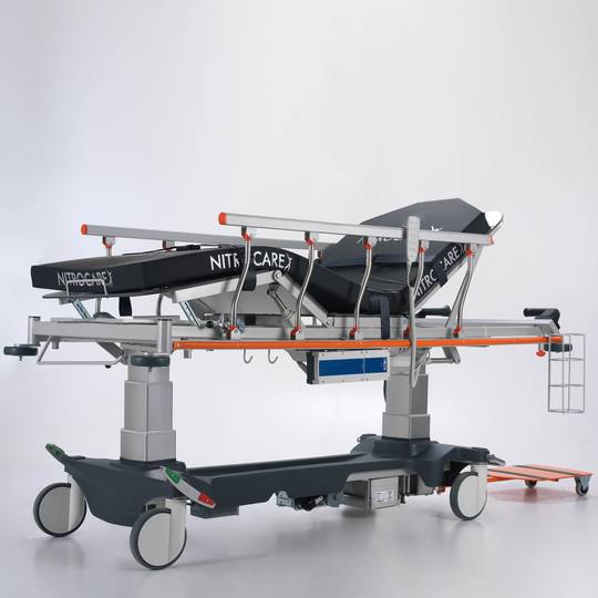 Nitrocare SD14 multifunctionele gemotoriseerde reddingsbrancard met Haion E-Drive besturing voor medische zorg