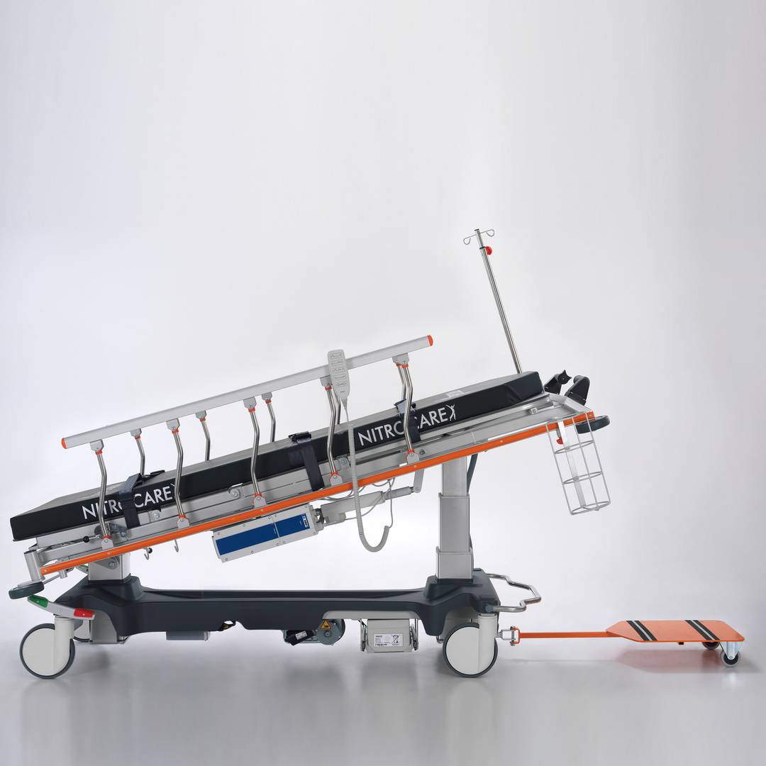 Nitrocare SD14 multifunctionele gemotoriseerde reddingsbrancard met Haion E-Drive besturing voor medische zorg