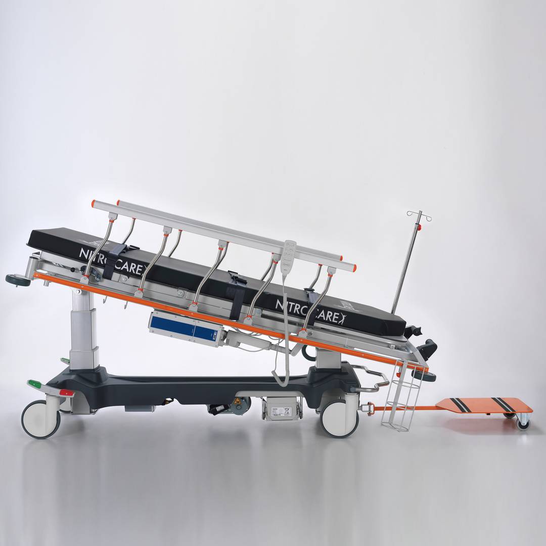 Nitrocare SD14 multifunctionele gemotoriseerde reddingsbrancard met Haion E-Drive besturing voor medische zorg